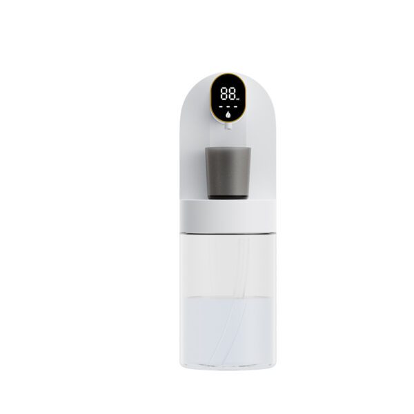 Smart Automatic Mouthwash Dispenser - 4 Adjustable Levels, LED Display, 2000mAh Battery & Magnetic Cups(white)